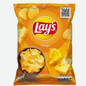 Картофельные чипсы Lays со вкусом сыра, 81 г