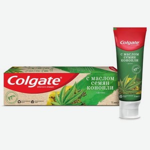 Зубная паста Colgate Naturals детокс с маслом семян конопли 75 мл