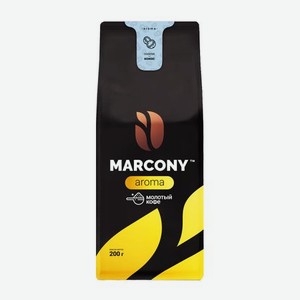 Кофе молотый Marcony AROMA со вкусом Кокоса, 200 г