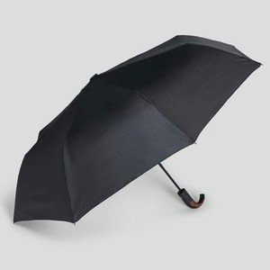 Ветроустойчивый зонт Jiemailong полуавтоматический чёрный 56 см