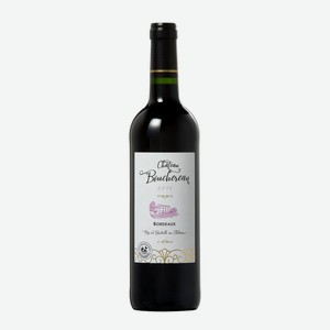 Вино Chateau Bouchereau de Bordeaux красное сухое, 0.75л