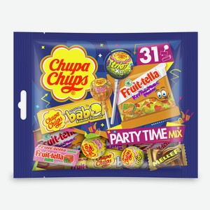 Конфеты Chupa Chups Party Mix ассорти, 380г