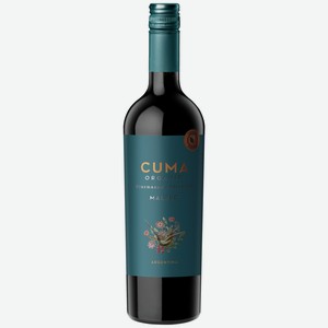 Вино Cuma Malbec красное сухое, 0.75л