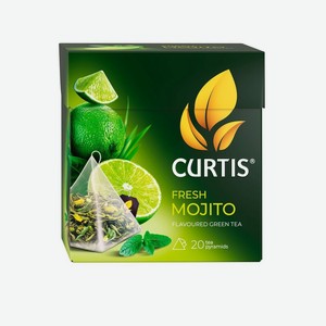 Чай зеленый Curtis Fresh Mojito в пирамидках 34 г