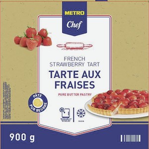 METRO Chef Тарт клубника замороженный, 900г