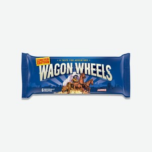 Печенье Wagon Wheels Jammie суфле-джем-шоколадная глазурь, 216г