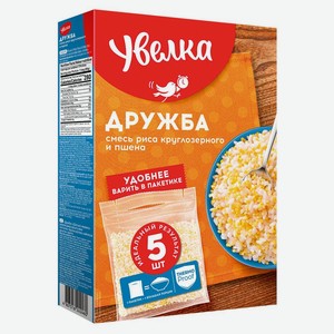 Смесь Увелка риса и пшена Дружба 400 г