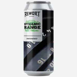 Пивной напиток Rewort Brewery Dynamic Range светлое нефильтрованное 5%, 450мл