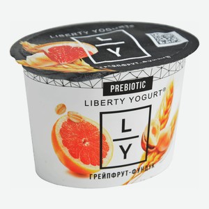 Йогурт Liberty Yogurt грейпфрут-фундук-кинза 3.5%, 130 г