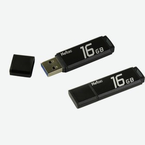 Флешка U351 USB 3 0 NT03U351N-016G-30BK 16Gb Черная Netac