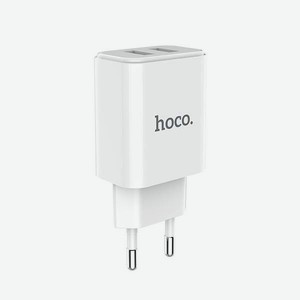 Сетевое зарядное устройство C62A MicroUSB Белое Hoco