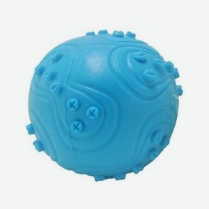 Игрушка для собак Uniglodis Мяч с пищалкой голубой