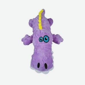 Игрушка для собак Uniglodis Крокодил с пищалкой фиолетовый