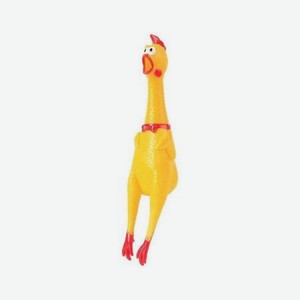 Игрушка для собак Uniglodis виниловая с пищалкой Орущая Курица 32 см