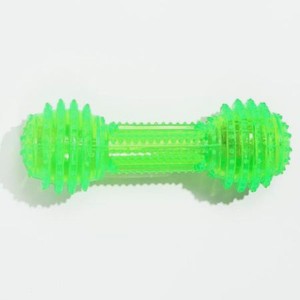 Игрушка для собак Пижон светящаяся Круглая кость 15 см зелёная