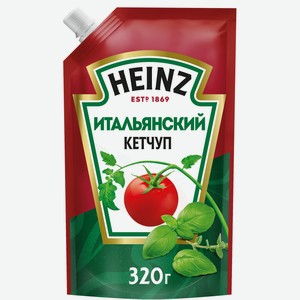 320г Кетчуп Heinz Итальянский Д/п в магазине Фасоль