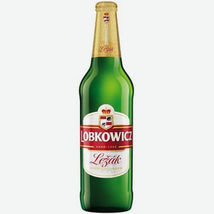 Пиво Lobkowicz Premium Lezak светлое фильтрованное пастеризованное 4.7%, 500мл