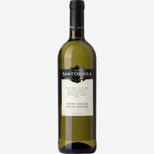 Вино САНТОРЛОСА ПИНО ГРИДЖИО белое,сухое, 0.75л