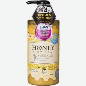 Гель для душа Funs Honey Milk увлажняющий 500 мл