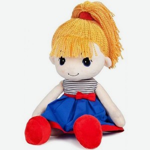 Мягкая кукла Maxitoys Стильняшка блондинка, 40 см