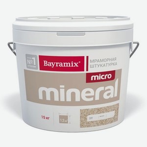 Штукатурка мраморная Bayramix micro mineral 643. 15 кг
