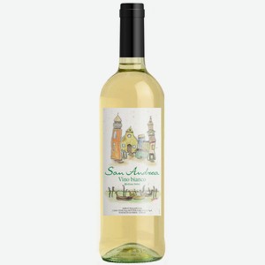 Вино San Andrea Bianco белое полусладкое, 0.75л