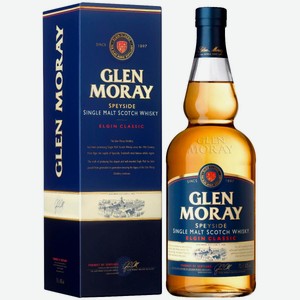 Виски Glen Moray Classic в подарочной упаковке, 0.7л