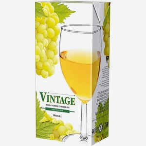 Вино Винтаж бел. сух. 10,5% 1л.