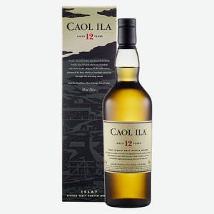 Виски Caol Ila 12 лет в подарочной упаковке, 0.7л