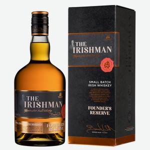 Виски The Irishman Founder s Reserve в подарочной упаковке, 0.7л