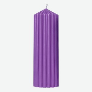 Свеча декоративная фактурная Фиолетовая: свеча 620г