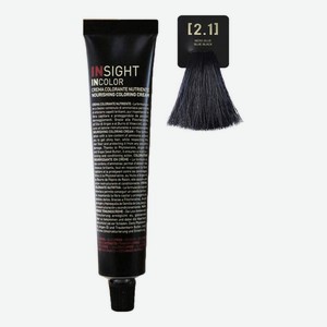 Крем-краска для волос с фитокератином Incolor Crema Colorante 100мл: 2.1 Сине-черный