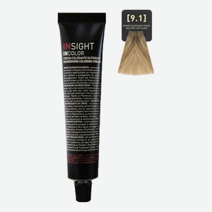 Крем-краска для волос с фитокератином Incolor Crema Colorante 100мл: 9.1 Пепельный очень светлый блондин
