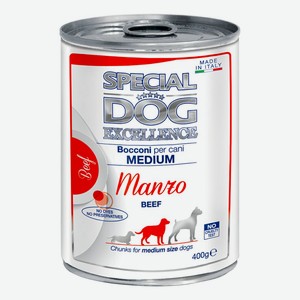 Влажный корм для собак Special Dog Excellence Chunkies для средних пород говядина 400 г