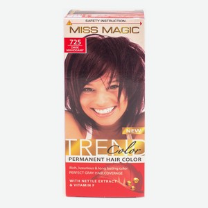 Краска для волос Miss Magic Trend Color 725 Темный махагон 90 мл