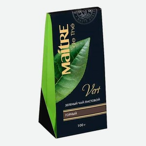 Чай Maitre зеленый листовой горный 100 г
