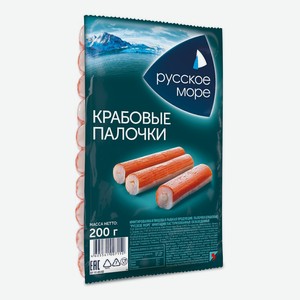 Крабовые палочки Русское Море охлажденные 200 г
