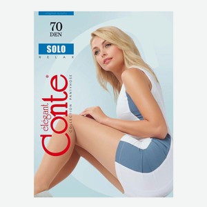 Колготки женские Conte Solo natural телесный 70 Den р 5
