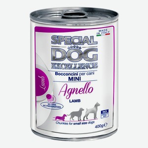 Влажный корм для собак Special Dog Excellence Chunkies для мелких пород ягненок 400 г