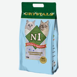 Наполнитель для кошачьего туалета № 1 Crystals силикагелевый 5 л