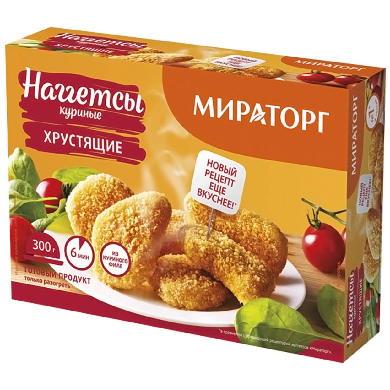 МИРАТОРГ Наггетсы ХРУСТЯЩИЕ куриные 300г