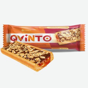 Десерт с карамелью и кранчами QVINTO 30г