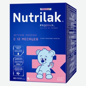 Смесь молочная Nutrilak Premium 3 с 12мес 600г