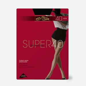 Колготки женские Super 40den /Omsa - Nero, Без дизайна, 4