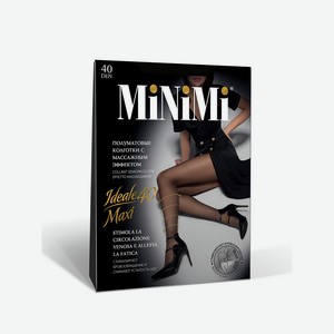 Колготки женские Minimi ideale 40 maxi утяжка по ноге - Nero 6