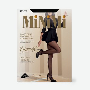 Колготки женские Mini prima 40den шортики - Nero 2