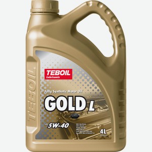 масло синтетическое TEBOIL Gold L 5W-40 4 литра