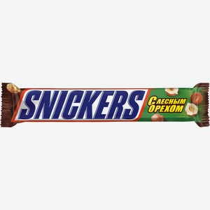 Батончик шоколадный Snickers Лесной орех, 81 г