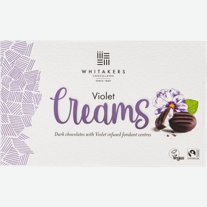 Конфеты в темном шоколаде Уитакерс крем с ароматом фиалки Уитакерс кор, 150 г