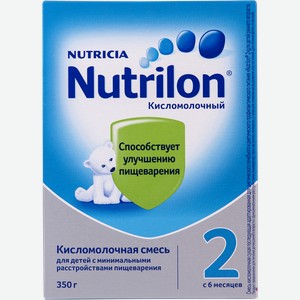 Смесь с 6 месяцев Нутрилон 2 кисломолочный Нутриция кор, 350 г